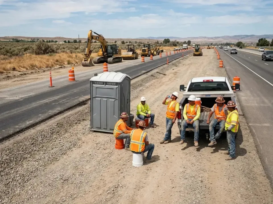 highway-road-construction-crew-007 — frequently asked questions, Porta Potty and Restroom Rentals in Robinson, IL